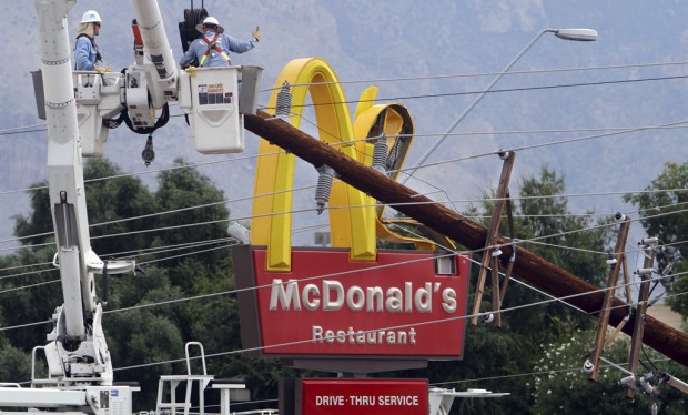 Second big storm delivers more power line punches